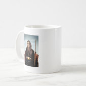 Waisenfrau S - cooler Feminist des SCHWARZ-| Kaffeetasse (Vorderseite Links)