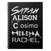 Waisenklon-Verein-Schwestern des SCHWARZ-| Notizblock (Vorderseite)