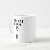 Waisenschwarzes |, als ich tat, stehen uns? kaffeetasse (Vorderseite Links)