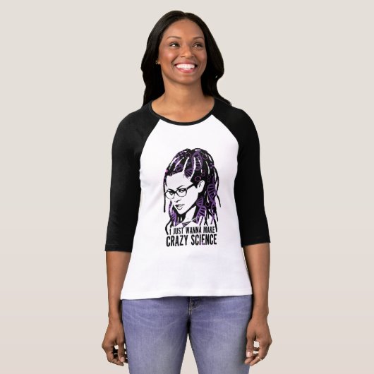 Waisenschwarzes | Cosima - verrückte Wissenschaft T-Shirt (Vorne ganz)