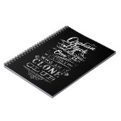 Waisenschwarzes |, das ich eins, ich bin, sind notizblock (Linke Seite)