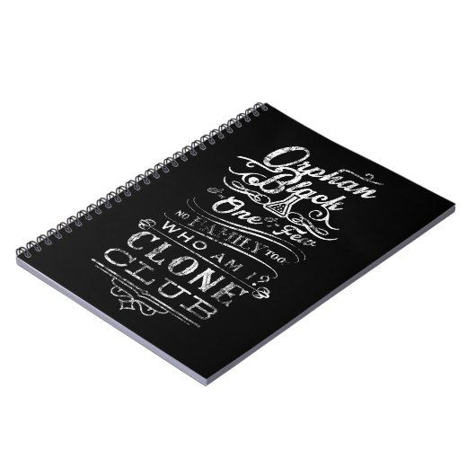 Waisenschwarzes |, das ich eins, ich bin, sind notizblock (Linke Seite)