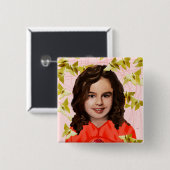 Waisenschwarzes | Kira - Girly Origami Button (Vorne & Hinten)