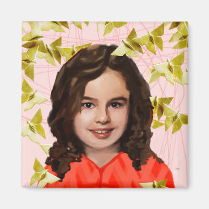 Waisenschwarzes   Kira - Girly Origami Magnet