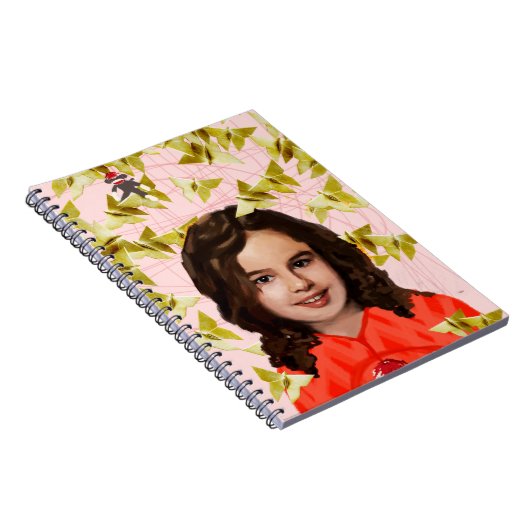 Waisenschwarzes | Kira - Girly Origami Notizblock (Rechte Seite)