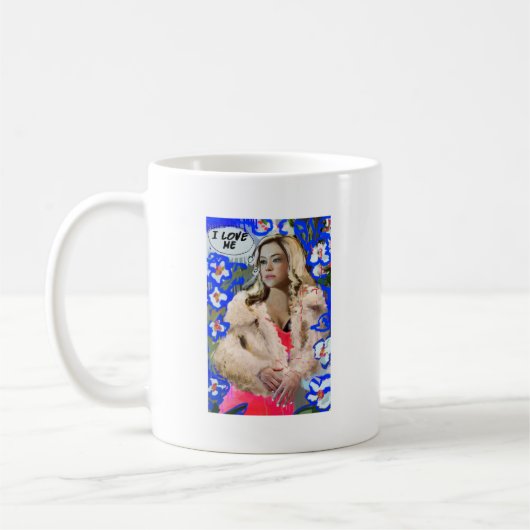 Waisenschwarzes | Krystal Goderitch - Blumenskizze Kaffeetasse (Links)