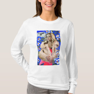 Waisenschwarzes   Krystal Goderitch - Blumenskizze T-Shirt