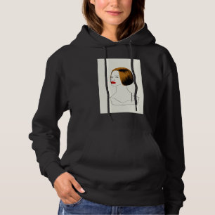 Waisenschwarzes Rachel - noble Klon-Skizze Hoodie