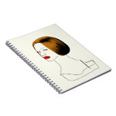 Waisenschwarzes | Rachel - noble Klon-Skizze Notizblock (Rechte Seite)