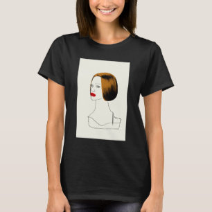 Waisenschwarzes Rachel - noble Klon-Skizze T-Shirt