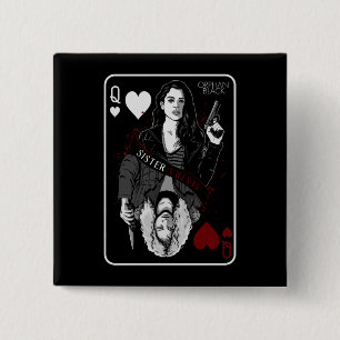 Waisenschwarzes   Sarah u. Helena - Button