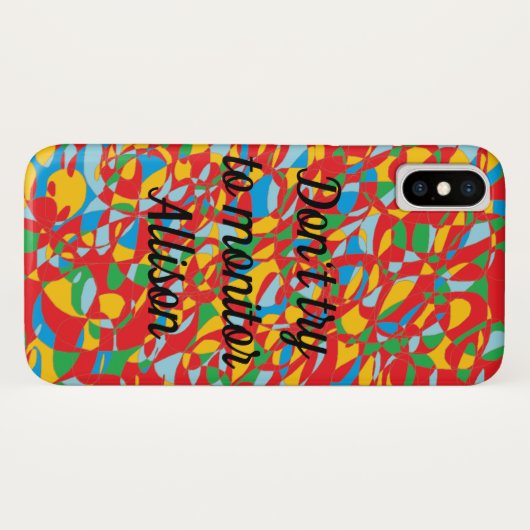 Waisenschwarzes versuchen nicht, Allison zu Case-Mate iPhone Hülle (Rückseite (Horizontal))