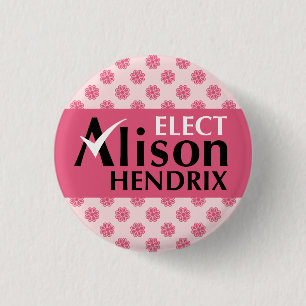 Waisenschwarzes wählen Alison Hendrix Button