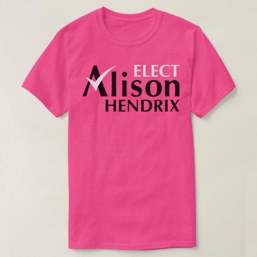 Waisenschwarzes wählen Alison Hendrix T-Shirt (Design vorne)