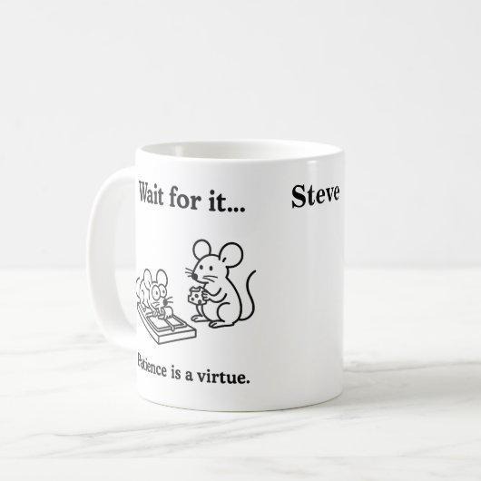Wait for it mice kaffeetasse (Vorderseite Links)