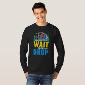 Wait for the drop Amusement Park Roller Coaster T-Shirt (Vorne ganz)