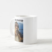 Wait I'm Goated Y2k Funny Thinking Monkey Meme Bra Kaffeetasse (Vorderseite Links)