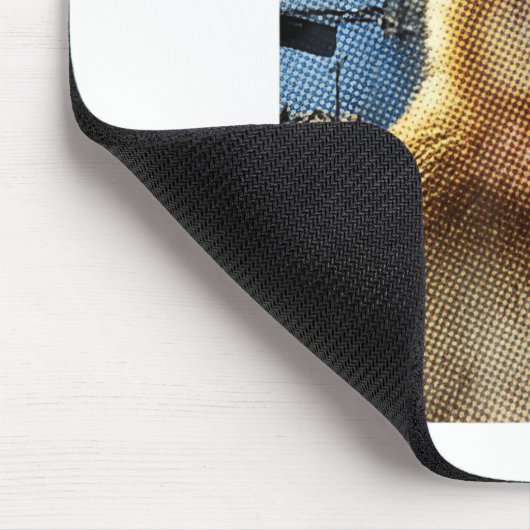 Wait I'm Goated Y2k Funny Thinking Monkey Meme Bra Mousepad (Ecke)