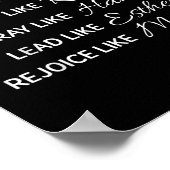 Wait Like Sarah Protect Like Rehab Trust Like Ruth Poster (Ecke)