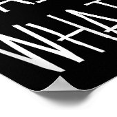 Wait, What_ - Beliebtes Slang Quote Design für Tee Poster (Ecke)