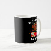 Wait Your Turn Fat Boy Funny Thanksgiving Christma Kaffeetasse (VorderseiteRechts)