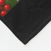 Wait Your Turn Fat Boy Turkey Santa Funny Thanksgi Fleecedecke (Ecke)