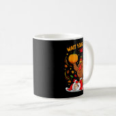 Wait Your Turn Fat Boy Turkey Santa Thanksgiving C Kaffeetasse (VorderseiteRechts)