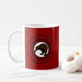 Waitangi Day kann Text bearbeiten Neuseeland Kaffeetasse