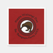 Waitangi Day kann Text bearbeiten Neuseeland klein Serviette (Vorderseite)