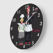 waiter wall clock große wanduhr (Winkel)