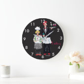 waiter wall clock große wanduhr (Zuhause)