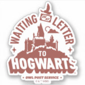 Waiting for my Letter to HOGWARTS™ Aufkleber (Vorderseite)