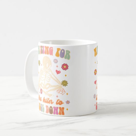 Waiting For The Kiln To Cool Down Ceramic Clay Mak Kaffeetasse (Vorderseite Links)