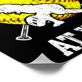 Waiting For You Girls Softll Catcher Softll Player Poster (Ecke)