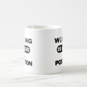 Waiting Is Also A Position — Trader Mug Design Kaffeetasse (Mittel)