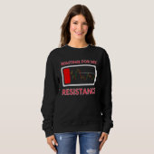 Waiting My Resistance Day Trading Stock Market Tra Sweatshirt (Vorne ganz)