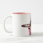 Waitless Anime-Mädchen-Tasse Zweifarbige Tasse (Links)