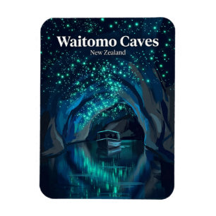 Waitomo Glowworm Caves Neuseeland Magnet