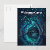 Waitomo Glowworm Caves Neuseeland Postkarte (Vorne/Hinten)