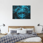 Waitomo Glowworm Galaxy - Bioluminescent Cave Refl Leinwanddruck (Insitu (Schlafzimmer))