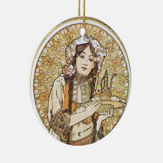 Waitress Artwork Keramik Ornament (Rechts)