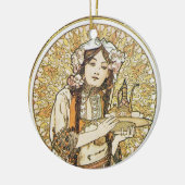 Waitress Artwork Keramik Ornament (Links)