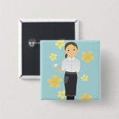 Waitress Button (Vorne & Hinten)