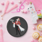 Waitress Christmas Santa Server Xmas  Pappteller (Party)