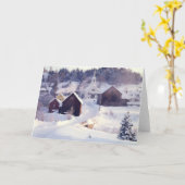 Waits River Vermont Greeting Card Karte (Gelbe Blume)