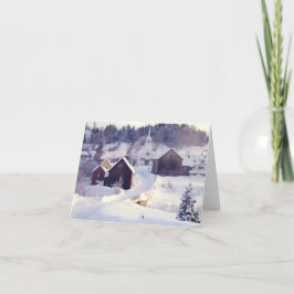 Waits River Vermont Note Card Karte