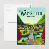 Waitsfield USA Postkarte (Vorne/Hinten)