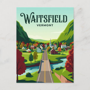 Waitsfield USA Postkarte