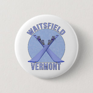 Waitsfield, Vermont Button
