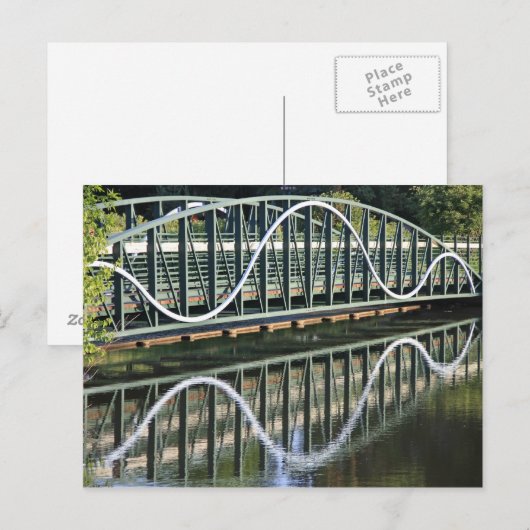 Waivy Bridge Postkarte (Vorne/Hinten)